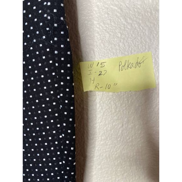 Cabi black and white Polkadot cropped pants size 6 Slimfit Stretch - Picture 4 of 7